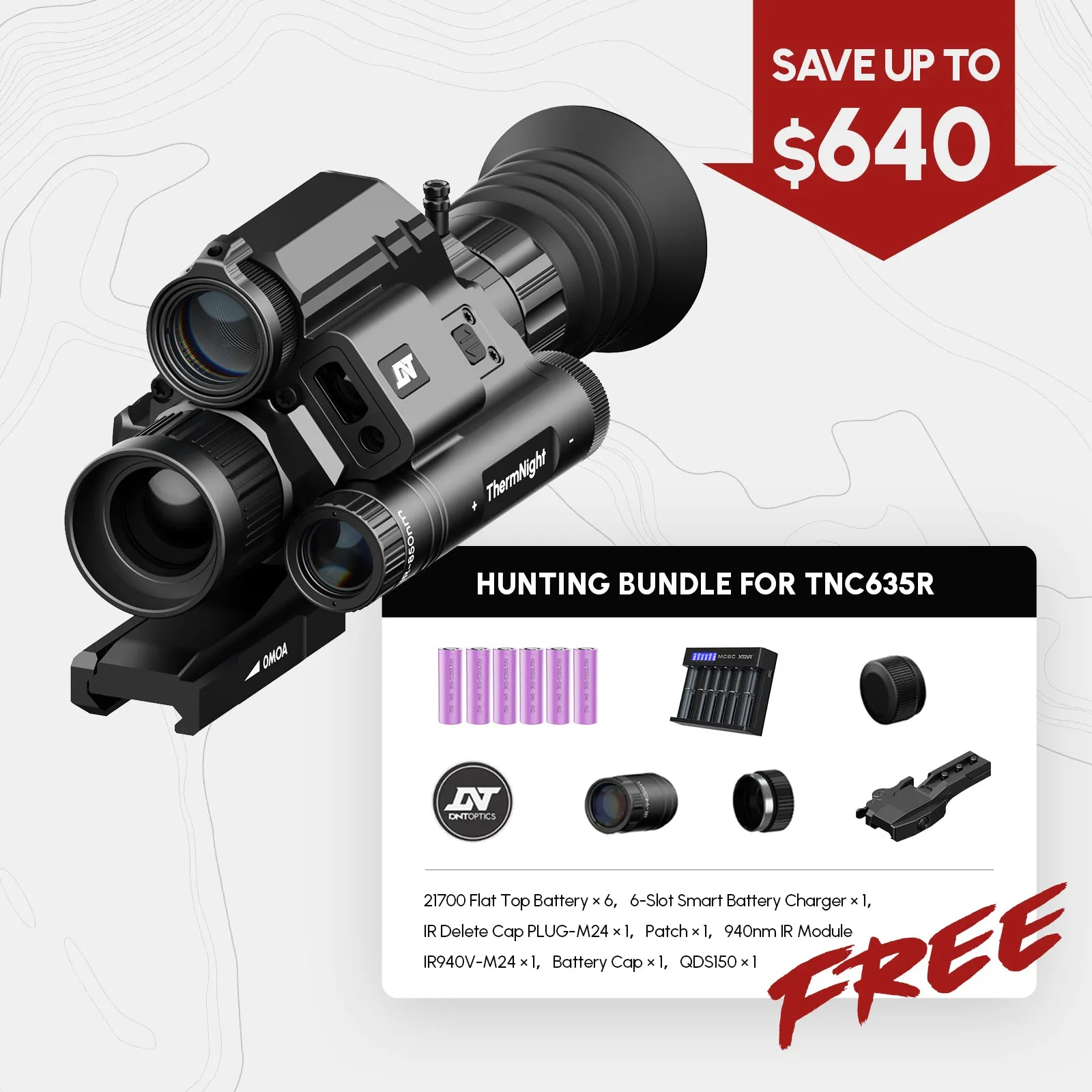ThermNight TNC635R fused thermal and night vision scope